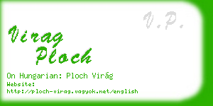 virag ploch business card
